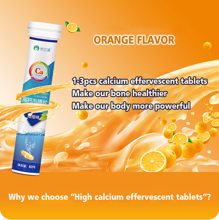 Calcium effervescent table