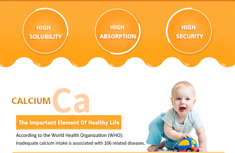 Chelated Calcium Fruit Powder (Orange Flavor)